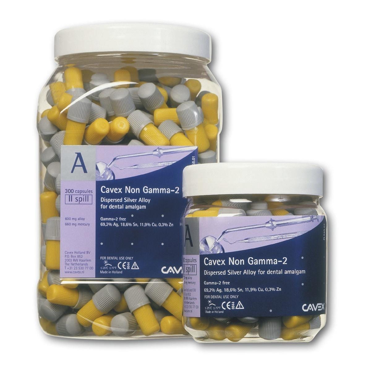 Non Gamma II capsules - 1-spill, 50 stuks