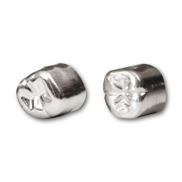 Aluminium noodkronen molaar inferior - Rechtsonder, MLR 12