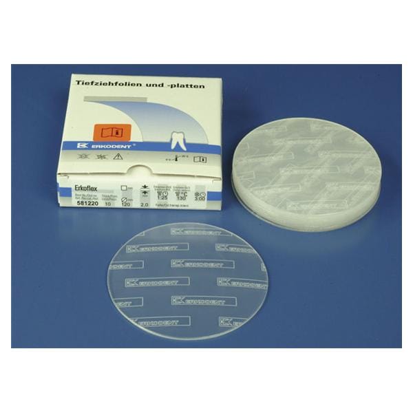 Erkoflex ST transparant met isoleerfolie  120 mm - Dikte 1 mm, 100 stuks