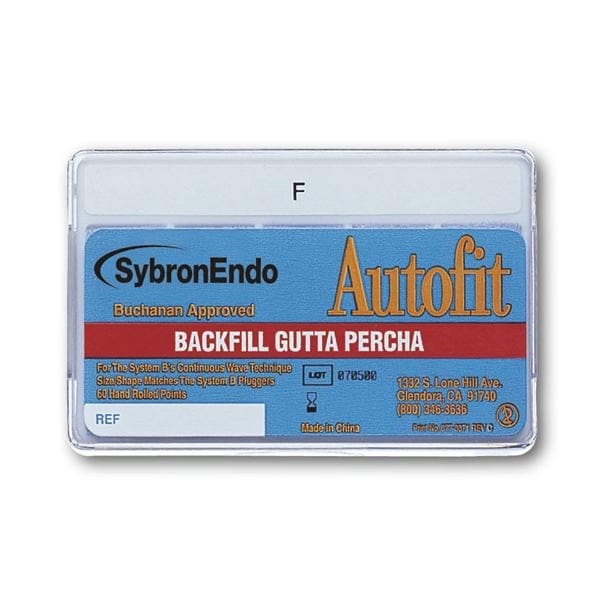 Autofit Gutta Percha - Backfill - .06 fine, 60 stuks