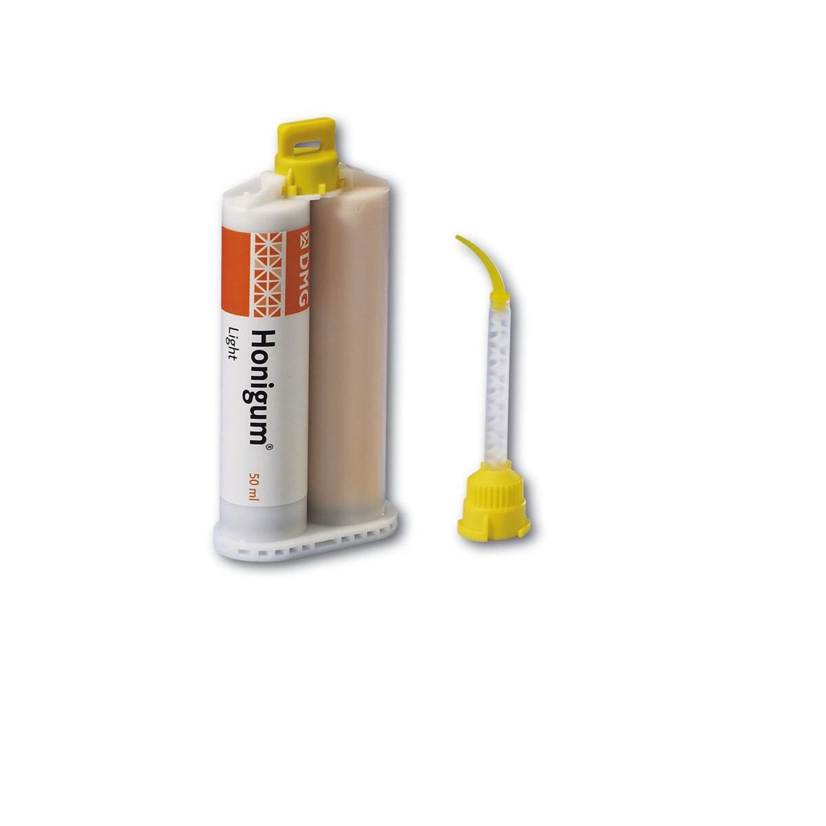 Honigum Light - Light, 2x 50 ml, 12 Automix-tips en 12 intraorale tips.