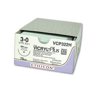 Vicryl Plus - Lengte 45cm, 36 stuks 5/0, naald FS-2 - VCP391H