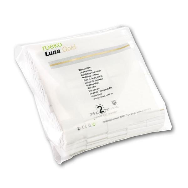 Roeko Luna wattenrollen Gold - Nr. 1, 8 mm - 300 g