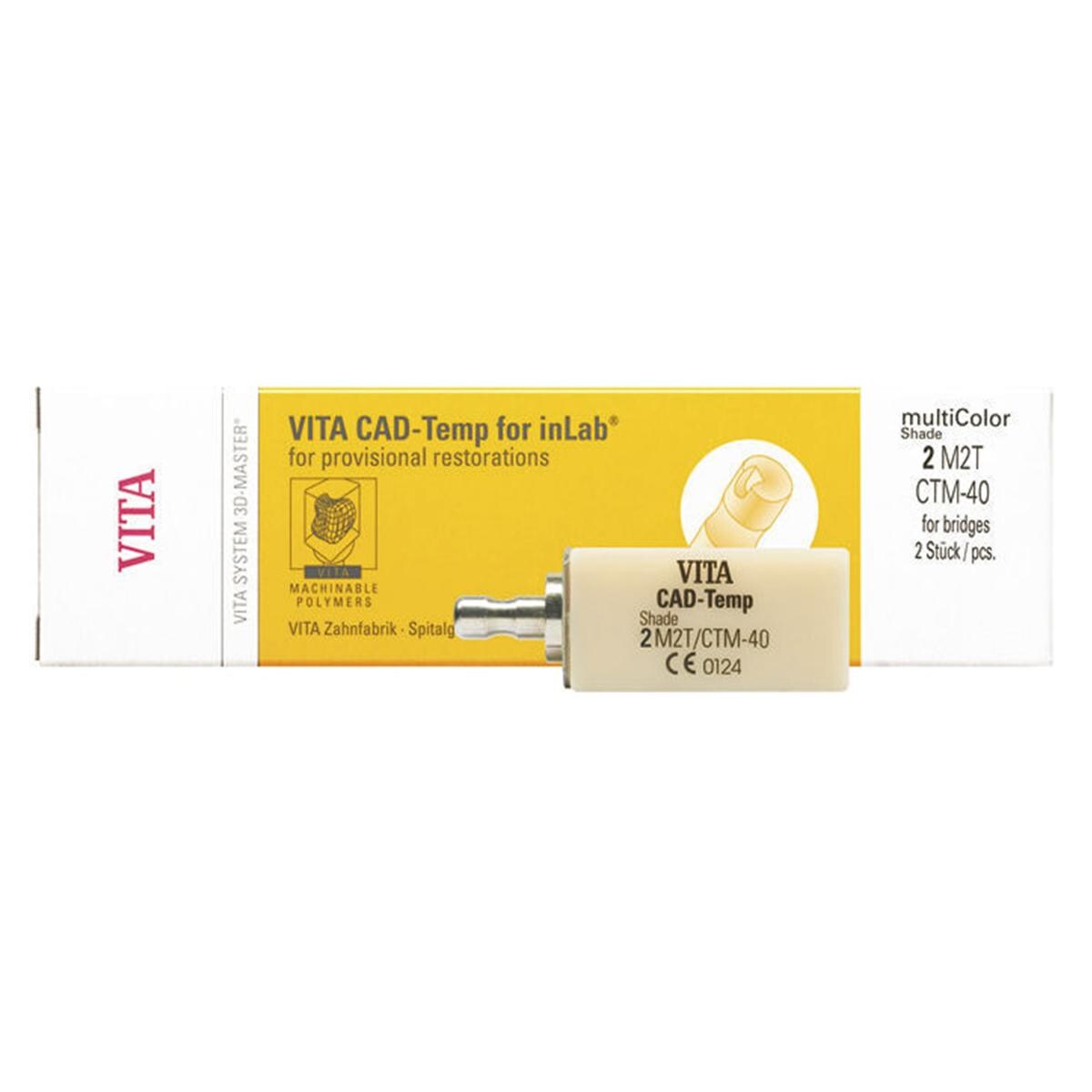 Vita CAD-Temp multiColor CTM-40 - 1M2, 2 stuks