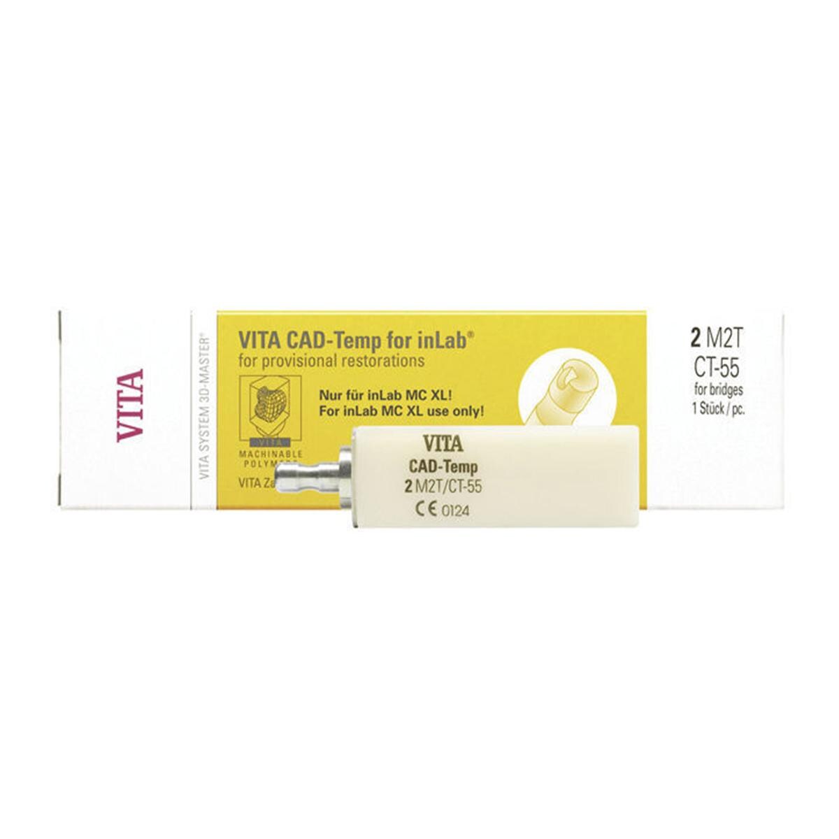 Vita CAD-Temp monoColor CT-55 - 1M2T - 2 stuks