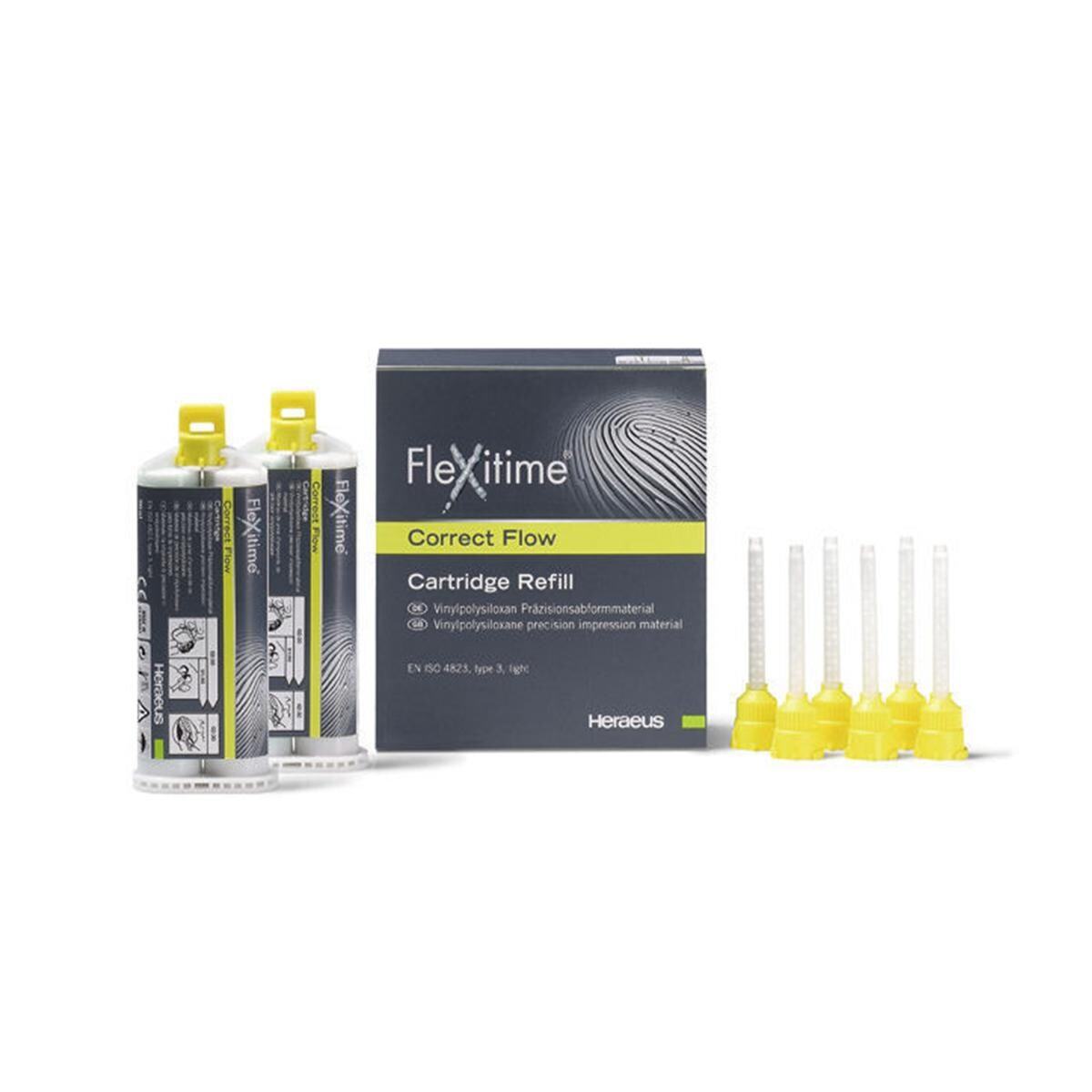 Flexitime Correct Flow cartridge - 2x 50 ml + tips