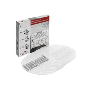 Bioplast helder-transparant rond,  125 mm - Dikte 1 mm, 10 stuks