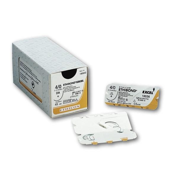Ethibond Excel - lengte 45cm, 36 stuks 4/0, naald FS-2 - EH7142H