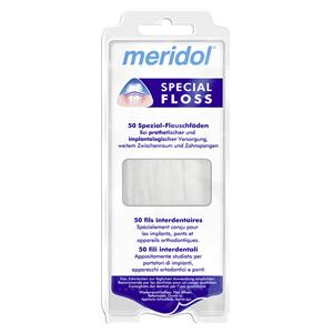 Meridol special floss - Verpakking, 50 draden