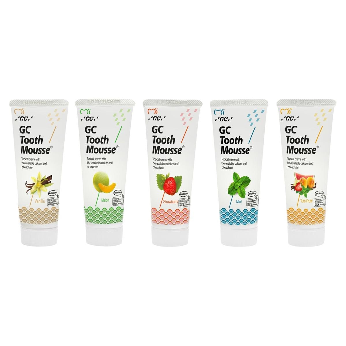 Tooth Mousse - navulling - Meloen, 10 x 40 g