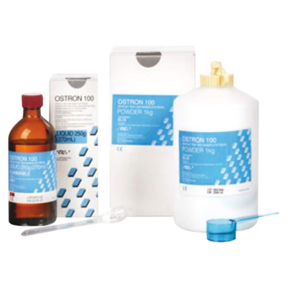 Ostron 100 - Poeder blauw-transparant, 1 kg
