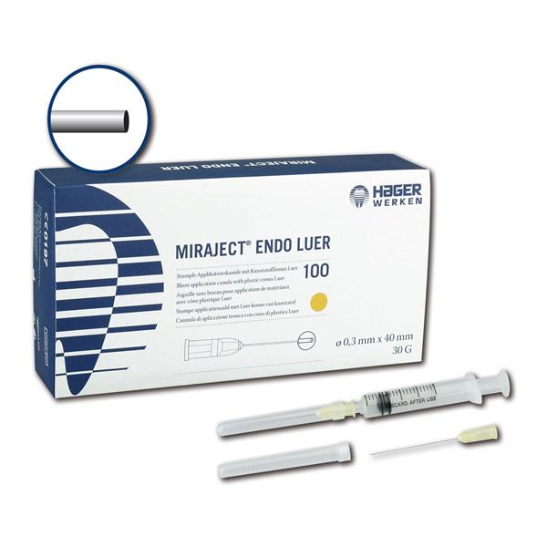 Miraject Endo Luer - 25G,  0,5 x 40 mm, 100 stuks