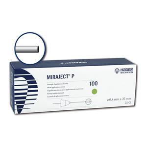 Miraject stompe naalden - P, 25 x 0,8 mm