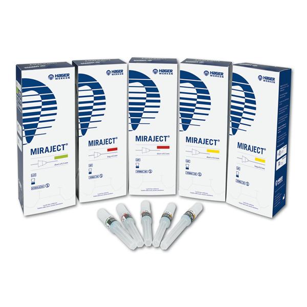 Miraject - Geel - 27G lang, 30 x 42 mm,  0,4 mm, 100 stuks