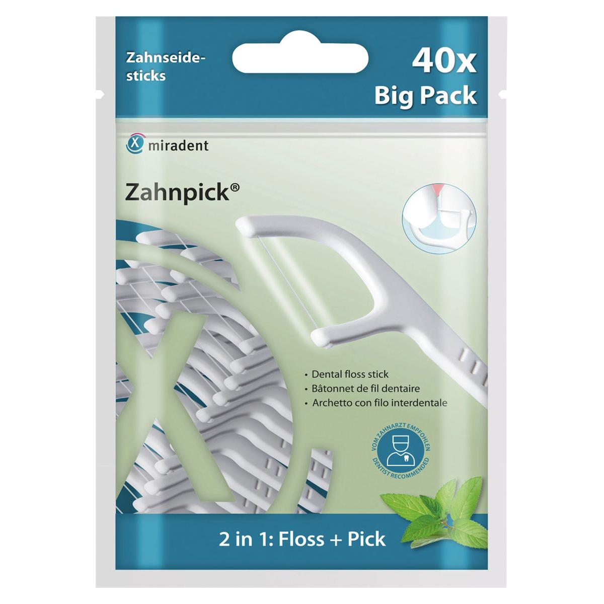 Miradent Tandenstokers - Verpakking, 100 stuks