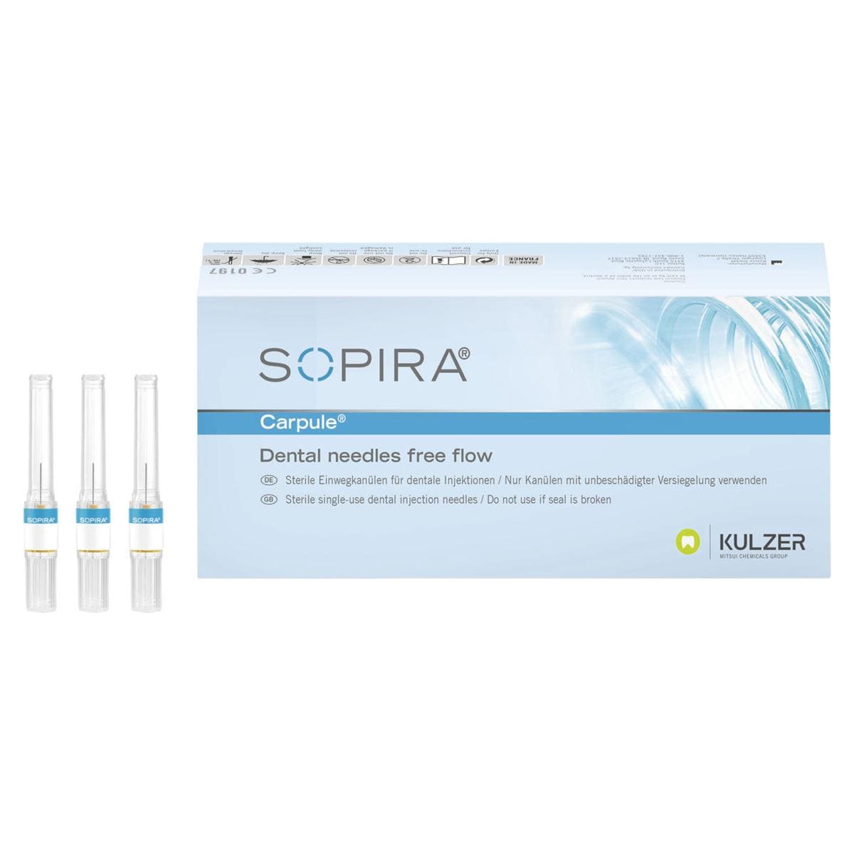 Sopira free flow carpulenaalden - 30G/25mm