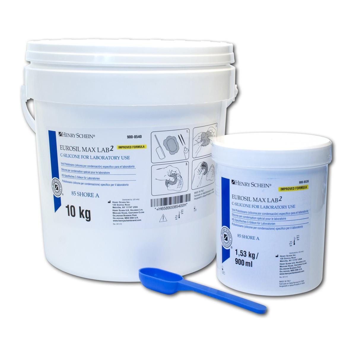 Eurosil Max 2 Lab Putty - Verpakking, 10 kg
