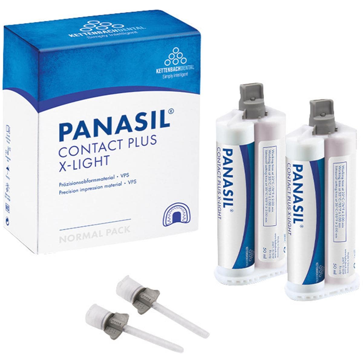 Panasil contact plus X-Light - 2x 50 ml en 8 mengtips