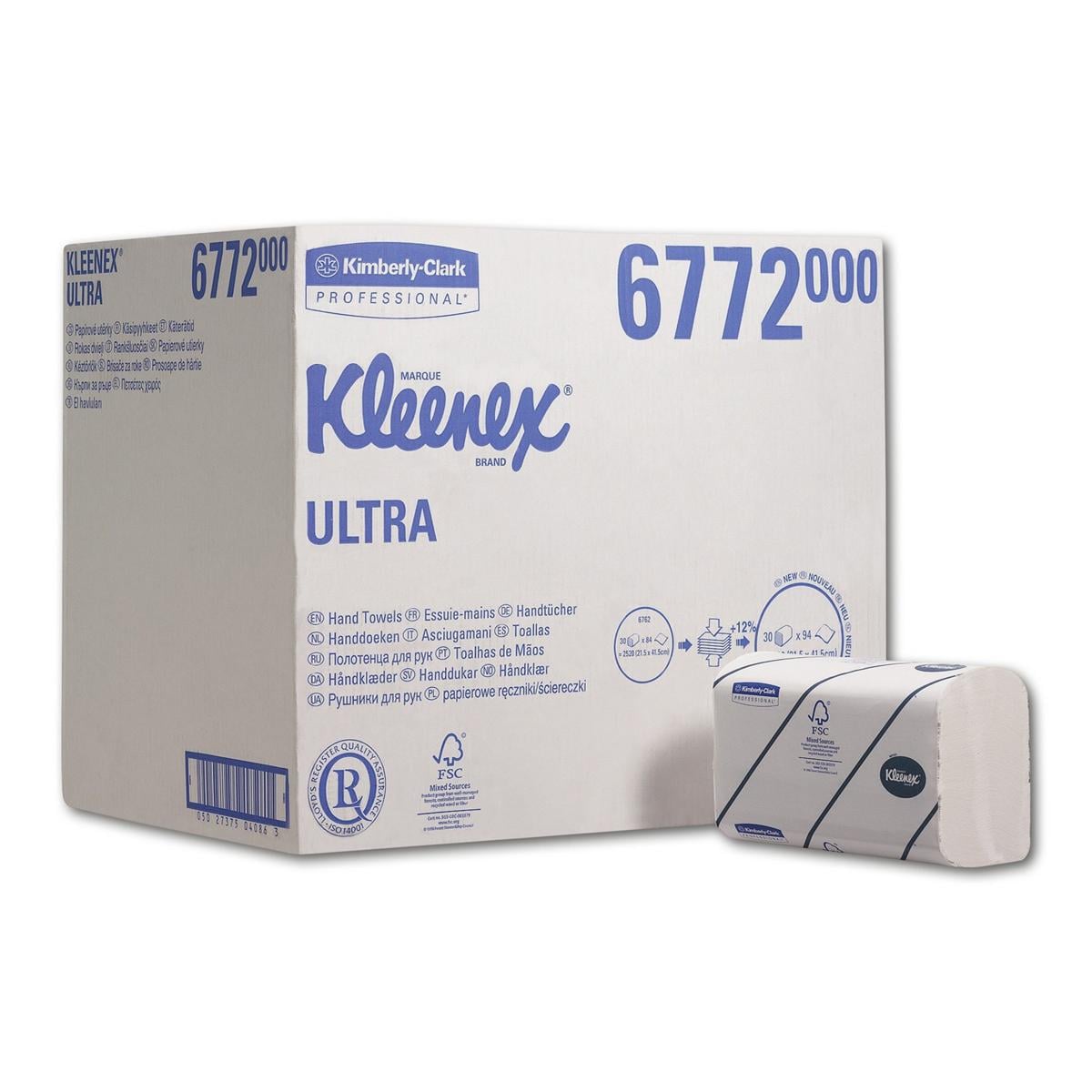 KLEENEX Ultra handdoeken 6772 - 2-laags, 2820 stuks