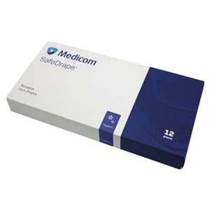 Prosafe gezichtsdoek - Wasbaar - Geel, 12 stuks