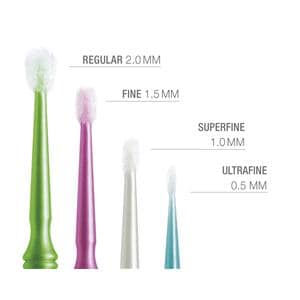 Microbrush in Tube verpakking - Regular (2,0 mm) assortiment, 4x 100 stuks