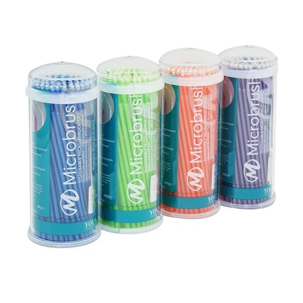 Microbrush in Tube verpakking - Regular (2,0 mm) assortiment, 4x 100 stuks