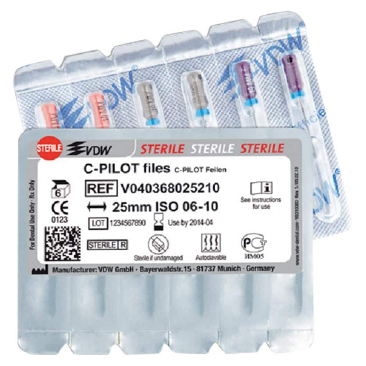C-Pilot vijlen - ISO 006, roze, 19 mm