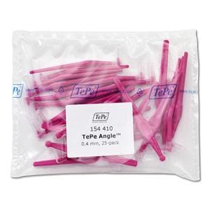 Angle Interdentale Ragers - navulling - Roze, Ø 0,4 mm, 25 stuks