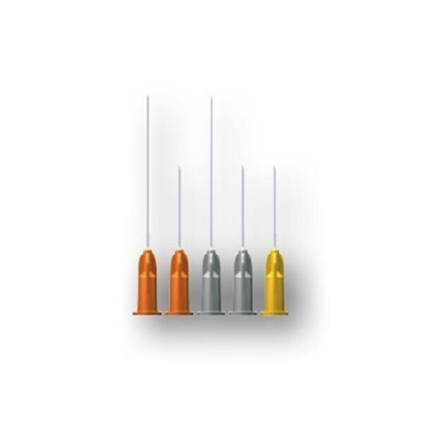 Injectiecanules Luer - Grijs - 27G,  0,4 x 23 mm