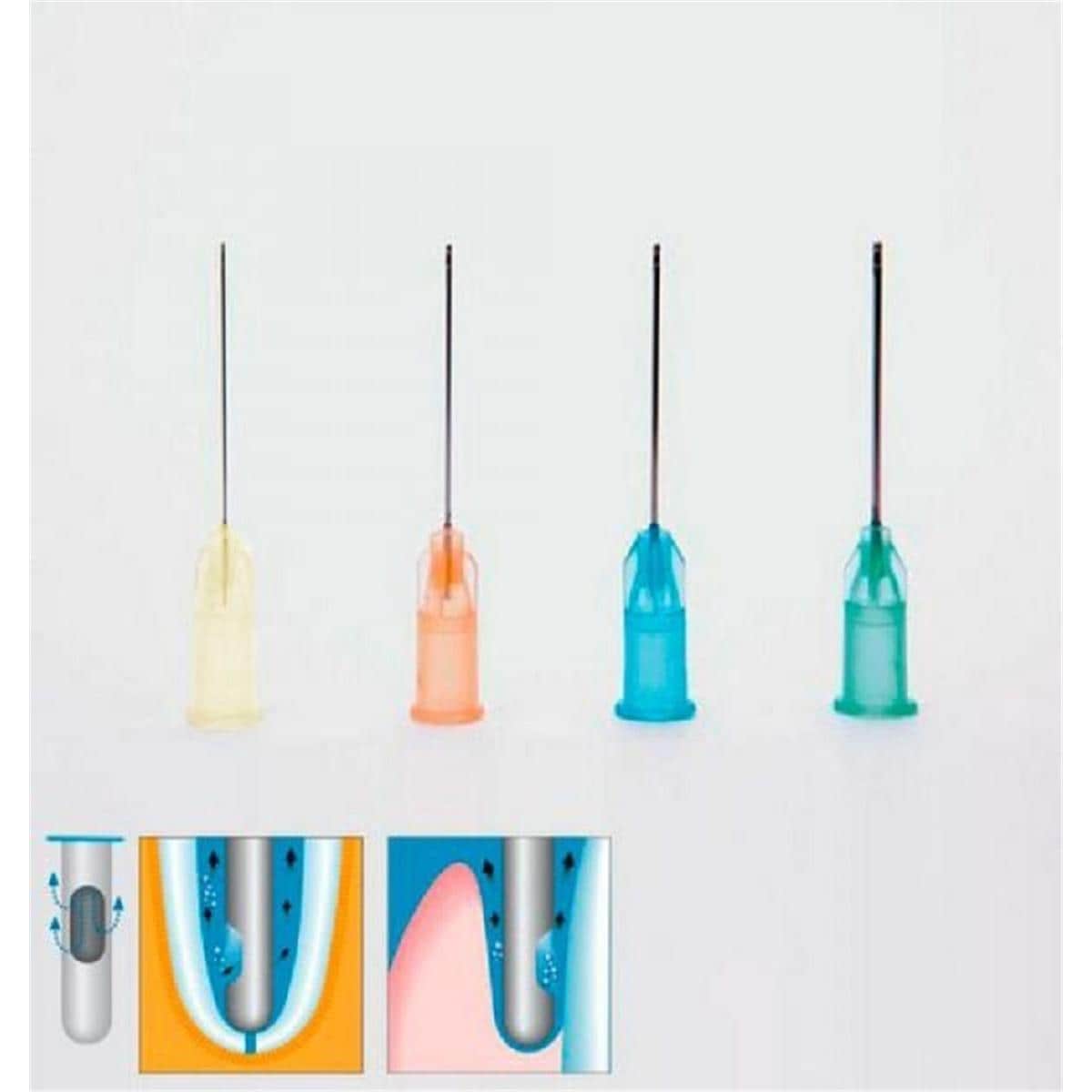 Irrigation Probe spoelnaalden - navulling - REF. 502, 21G - Ø 0,8 mm (groen), 40 stuks