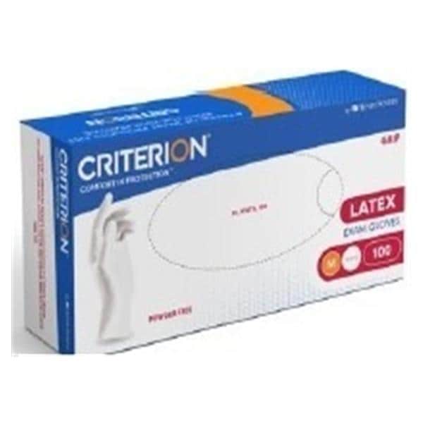 Criterion Latex handschoenen PF GRIP - S per 100 stuks