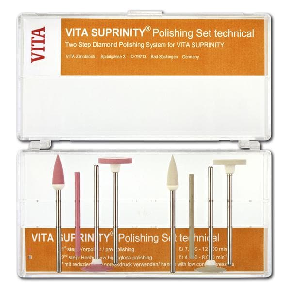 VITA Suprinity Polishing - navulling - Prepolijsten roze, wiel R15M - 6 stuks