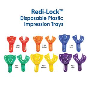 Redi-Lock Afdruklepels - Boven, blauw Pedo Large - 50 stuks