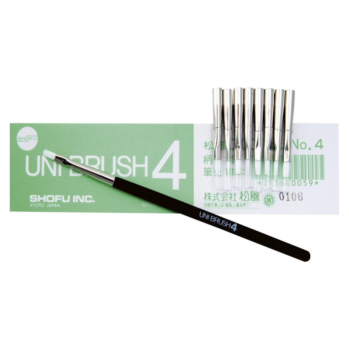 Solidex Uni Brush - Nr. 4, penseel met 10 opzettips