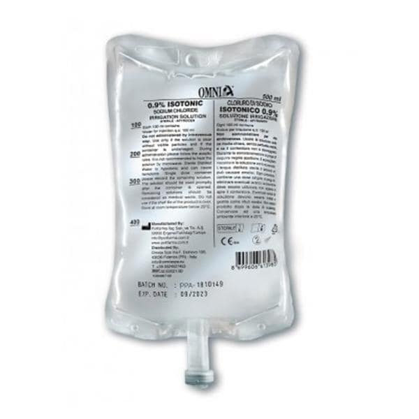 Fysiologische zoutoplossing 0,9% irrigatie non medical - 15x 500 ml - 32.E0001