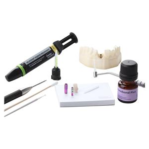 Multilink Hybrid Abutment - Starter Kit - 2,5 g Automixspuit Multilink Hybrid Abutment HO 0, 4 mengtips, 1 g flesje Monobond Plu