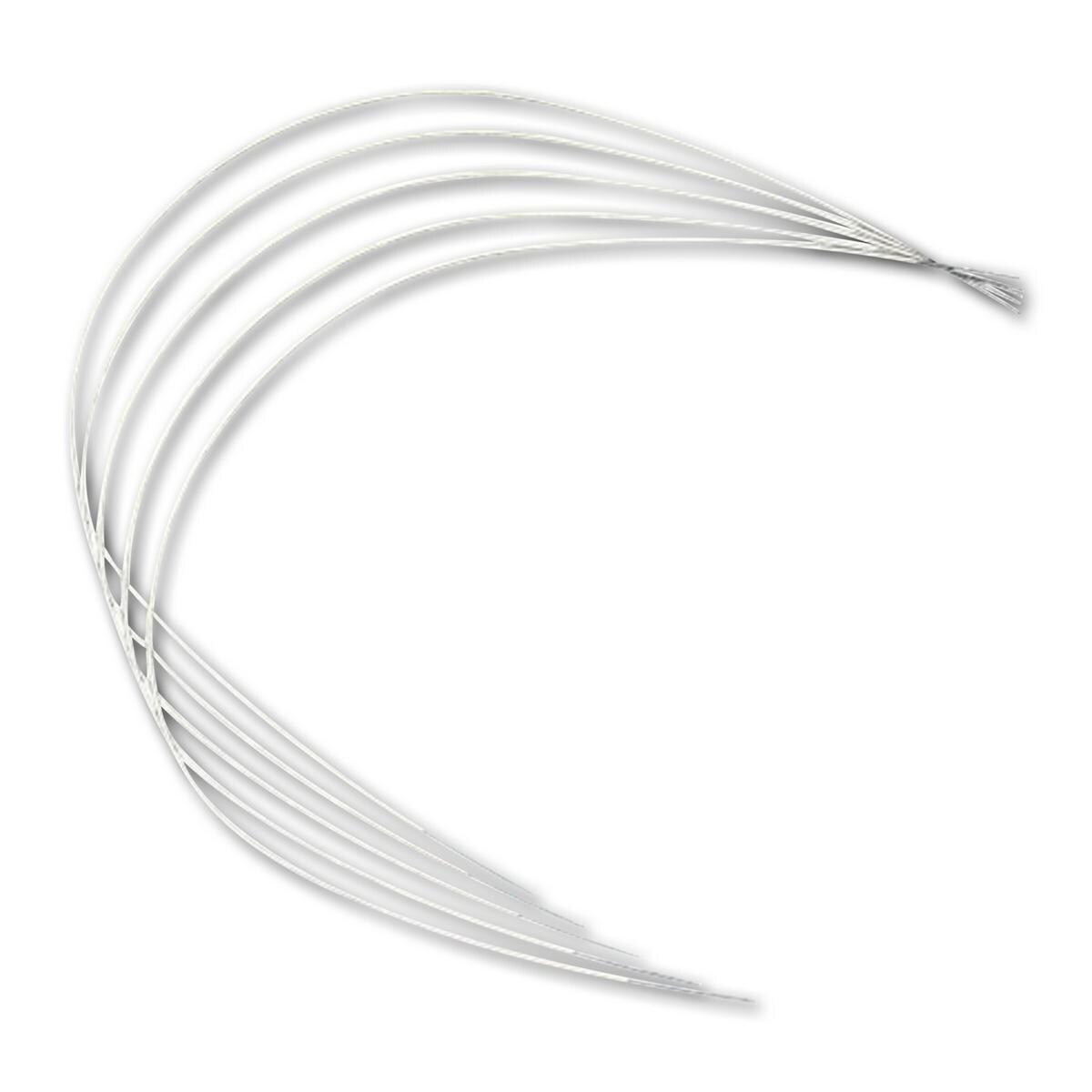 Draad Tooth Tone Coated RVS Full vorm, rond - 8000-802, Boven, .014" - 10 stuks