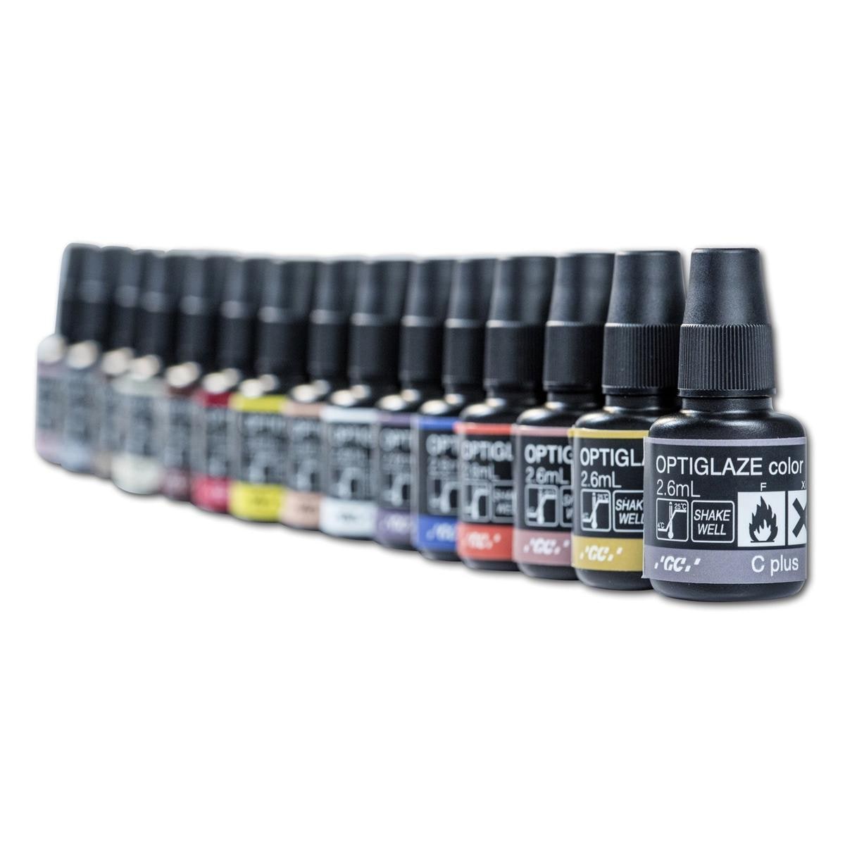Optiglaze Color - navulling - Blauw, Flesje, 2,6 ml