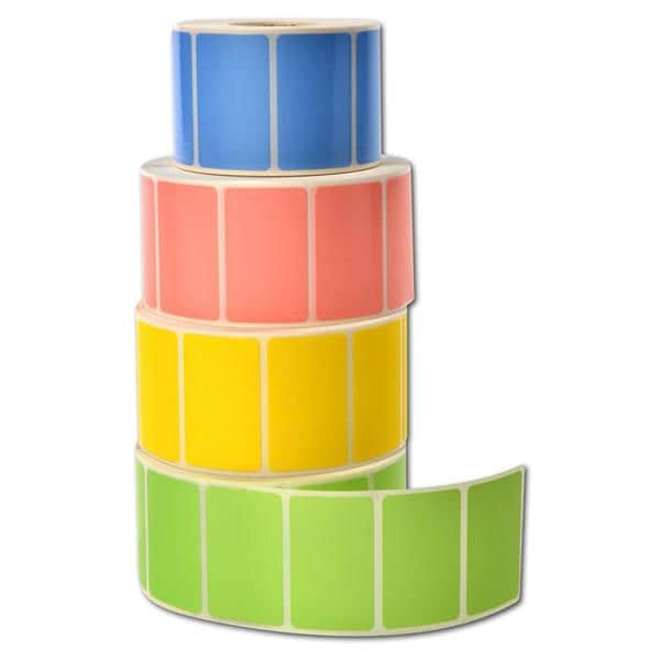 DOCma Dios etiketten 40 x 25 mm - Blauw, 1 rol met 2000 stuks