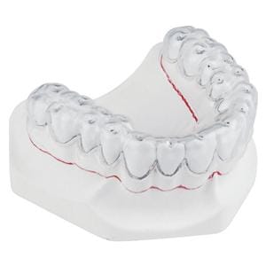 Bioplast transparant, 125 x 125 mm - Dikte 3 mm, 10 stuks