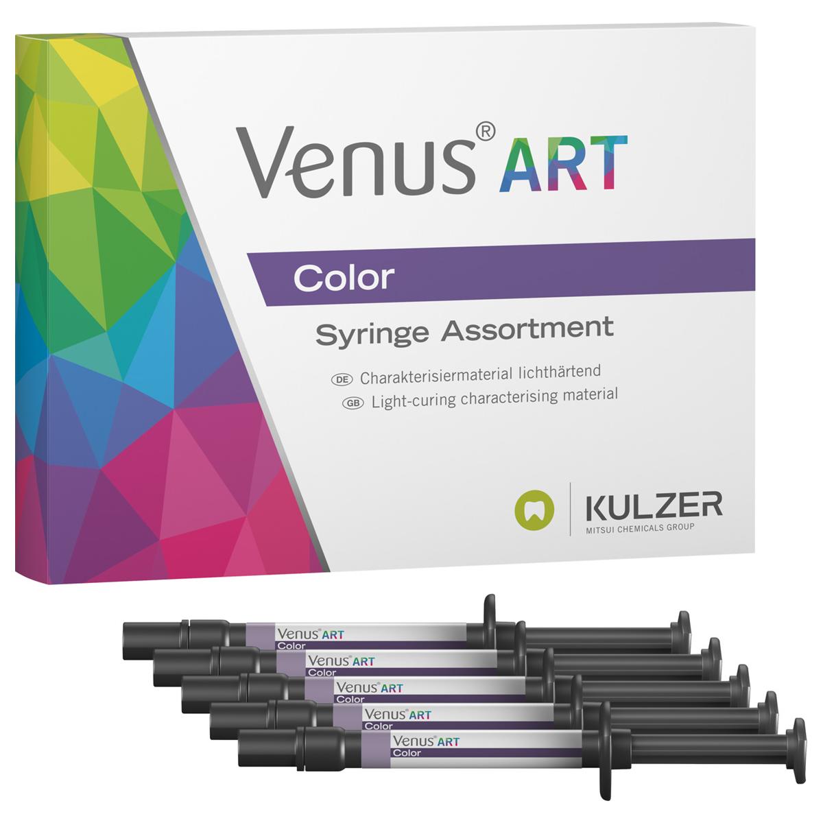 Venus Color assortiment - Verpakking, 5x1 g
