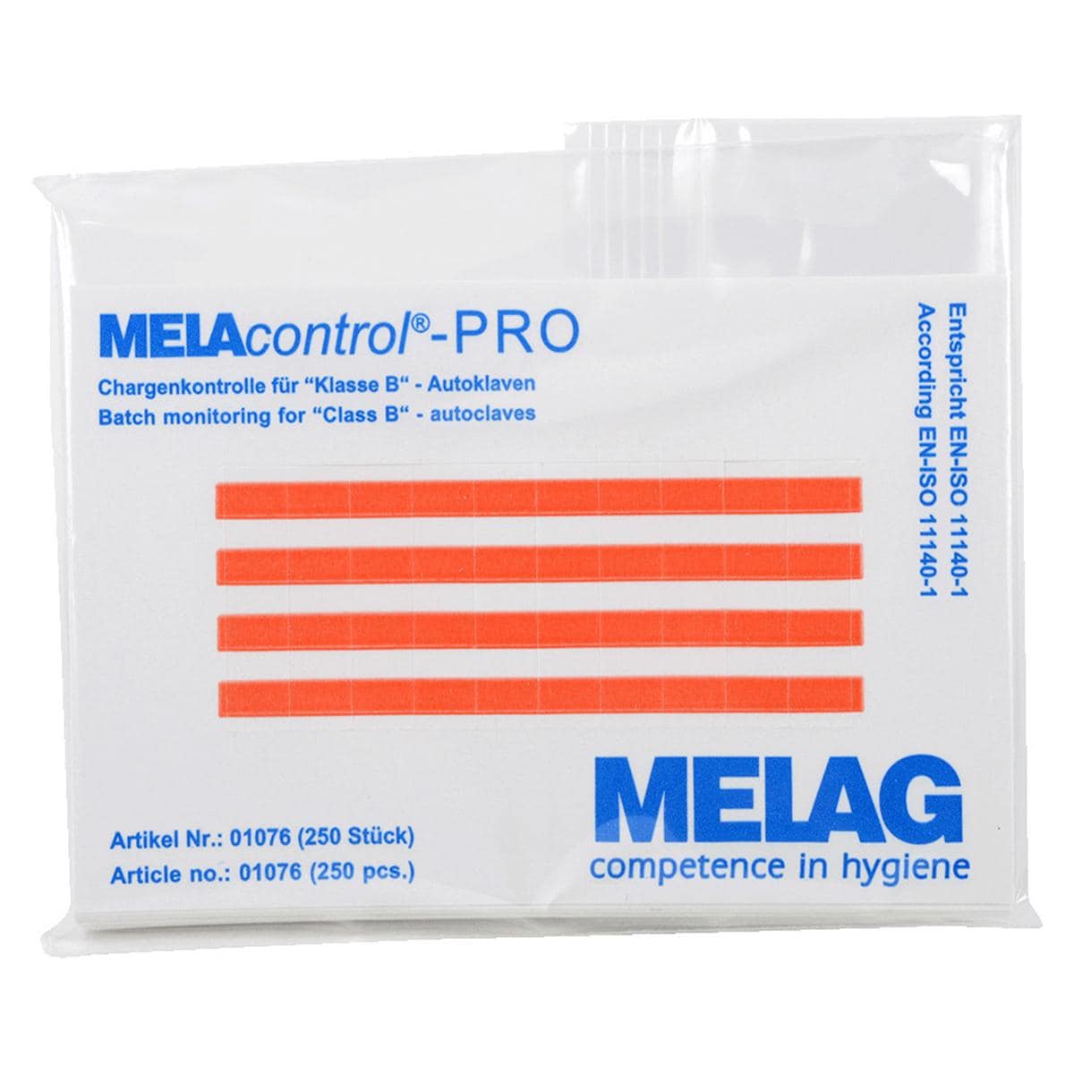 Melacontrol pro - Indicator teststrip navulling - Verpakking, 250 stuks