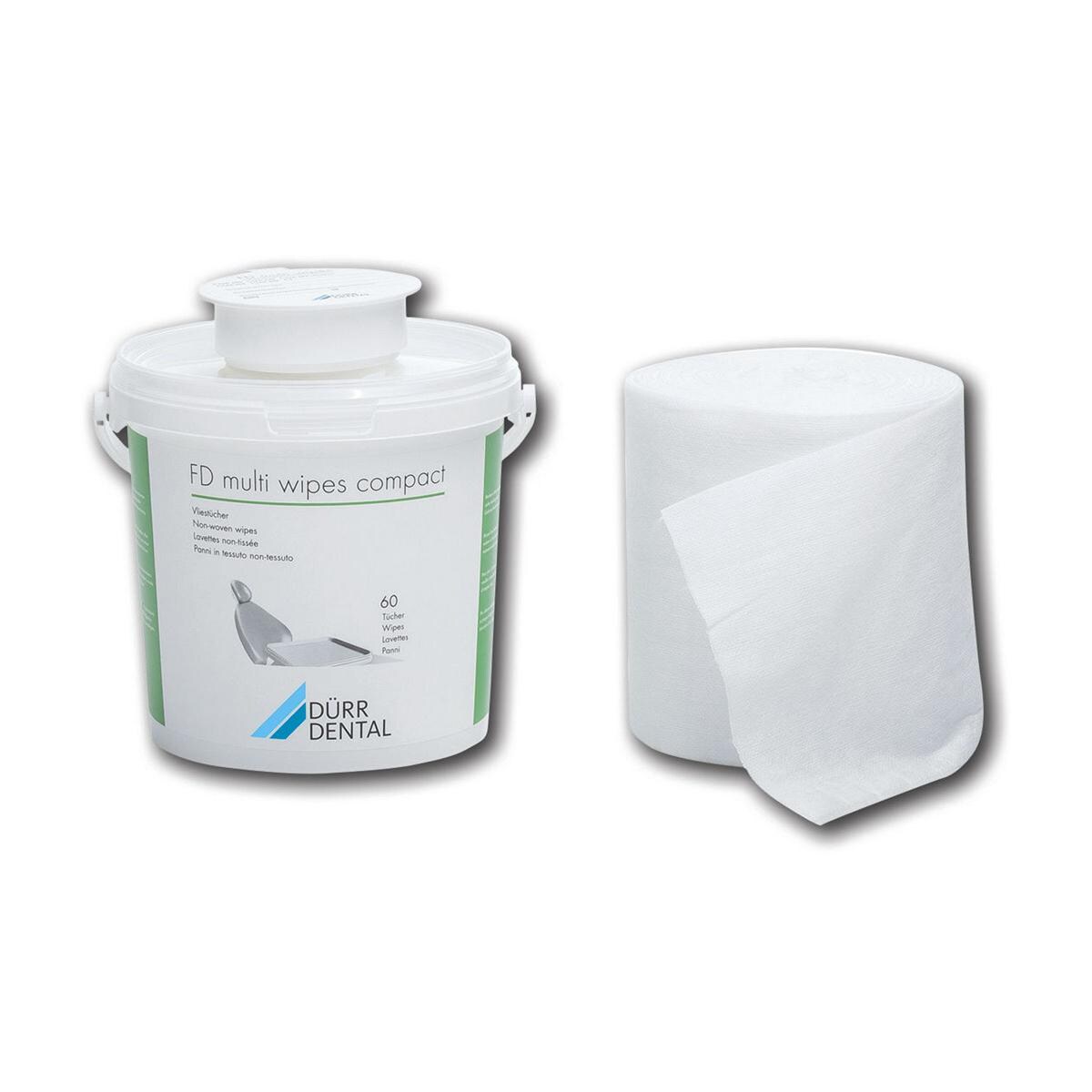 FD multi wipes compact - Navulling, 8x 60 doekjes