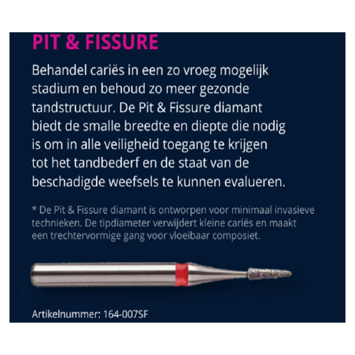 NeoDiamond FG 164 conisch spits - 164/014, extra fijn (geel)