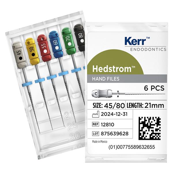 Hedstrm-Files, 21 mm - ISO 15-40 - assortiment, 6 stuks