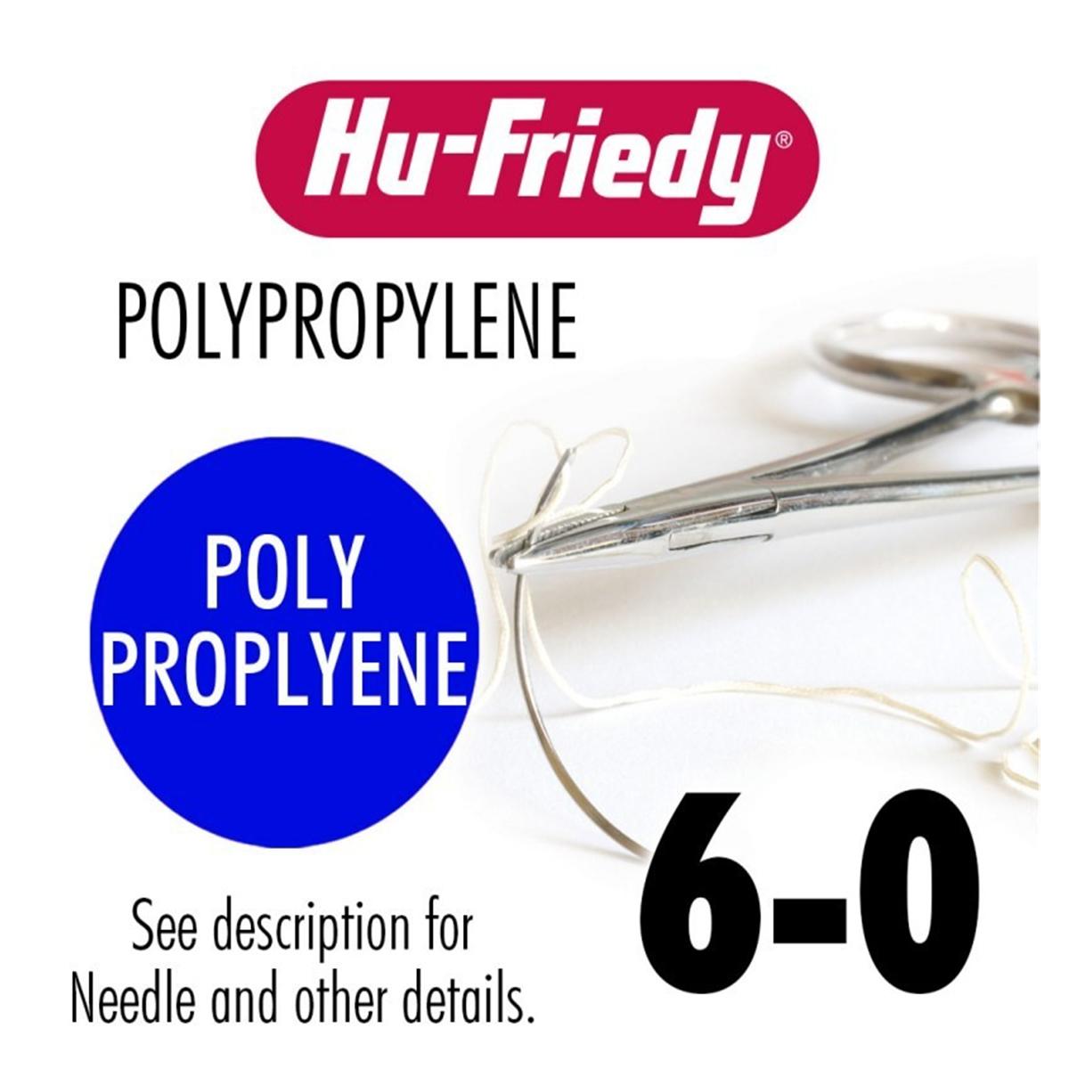 Polypropylene Perma Sharp - PSN8384P, 6-0 lengte 45 cm, naald C17 - 12 stuks