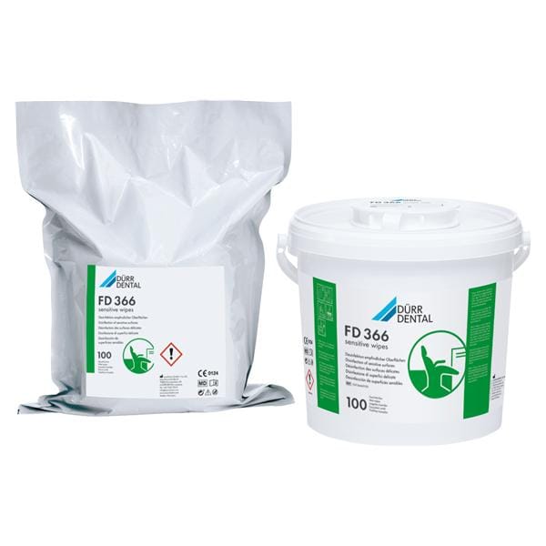 FD 366 sensitive wipes - navulling - 4x 100 stuks