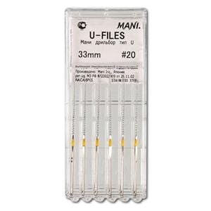 Mani U-Files - ISO 10 - paars, 6 stuks