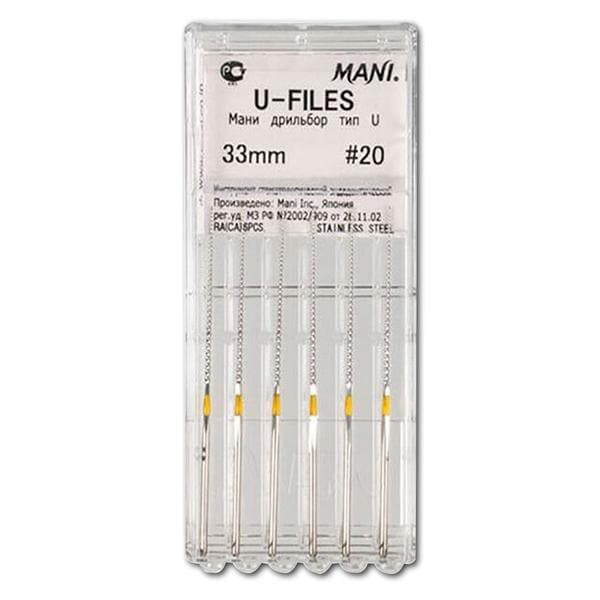 Mani U-Files - ISO 10 - paars, 6 stuks