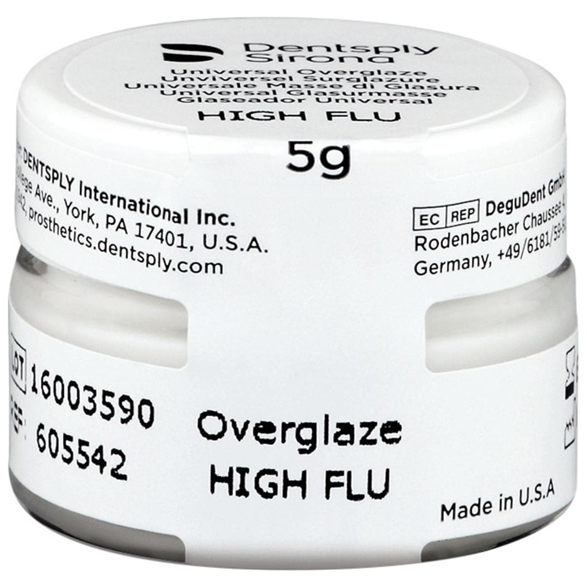 Universal Overglaze HIGH FLU - Verpakking, 5 g